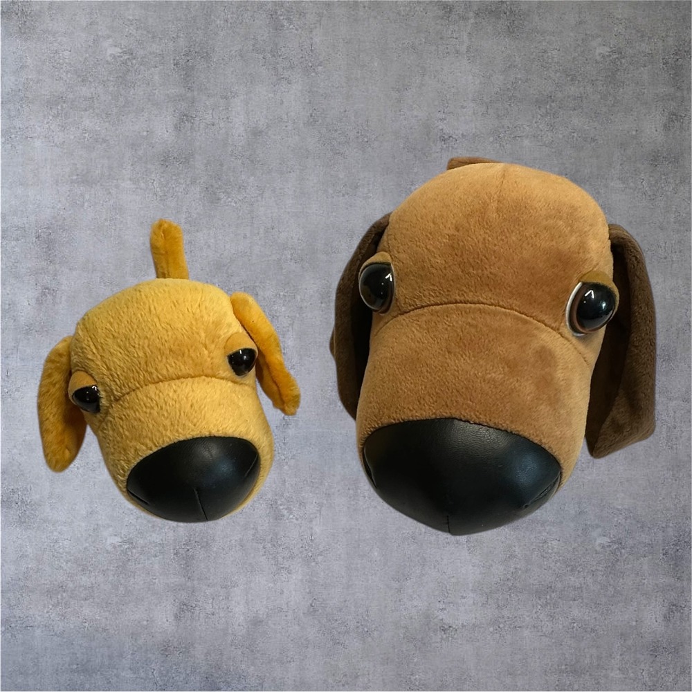 Artlist Collection THE DOG Plush Lot 2 Tan Brown 2002 Play Along
